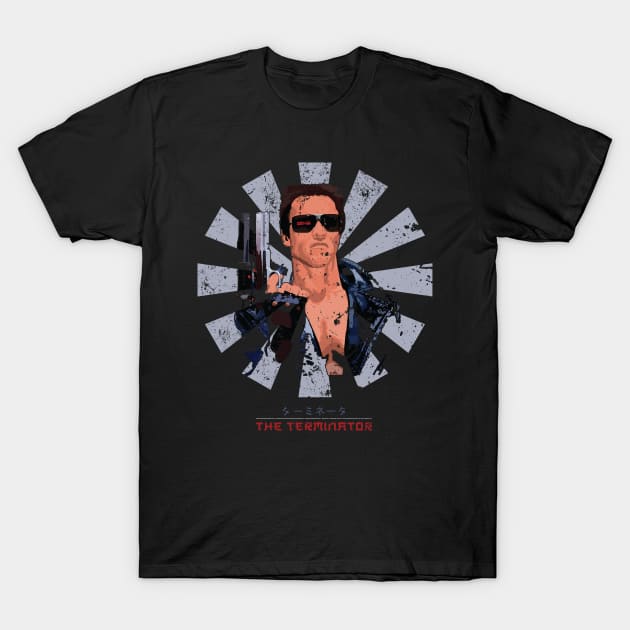 The Terminator Retro Japanese T-Shirt by Nova5